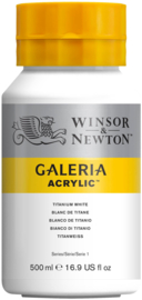 Winsor & Newton Galeria Acrylic Titanium white 500 ml