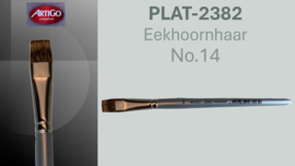 Artigo Penseel 2382 Plat - Eekhoornhaar- No.14 p/st.