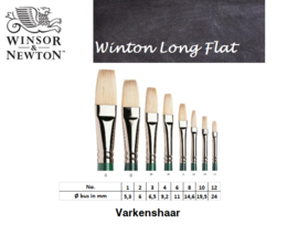 Winton  brush Long  &  flat p/st. (prijs vanaf)