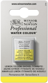 W&N Pro Water Colour ½ nap  Lemon  Yellow (nickel titanate) S.4