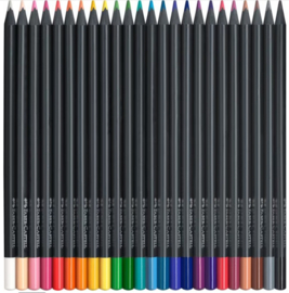 Faber Castell Kleurpotloden Black edition 24 stuks in kartonnen doosje