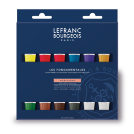 Lefranc & Bourgeois Acrylverf set 12 x 20 ml