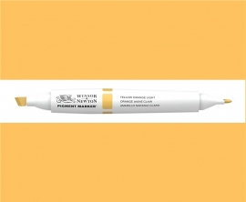 W&N Pigment marker  Yellow  Orange Light 008