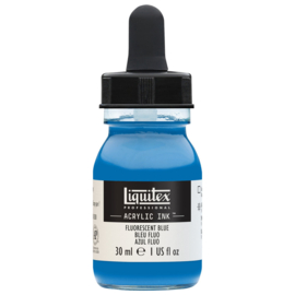 Liquitex Acrylic ink FLUORESCENT BLEU 30ml.