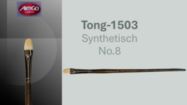 Artigo 1503 Synthetic kattentong- lange steel No.8  p/st