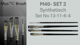 MusBrush  M-40 -SET 2– Medium All-Round Set (4-delig)