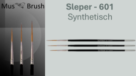 MusBrush 601 serie Fine detail - ScriptLiner/ sleper SET-3 delig