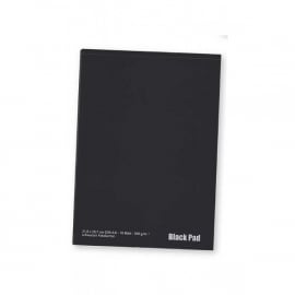 AMI Blok zwart schetspapier  A4 20 vel  120 grams