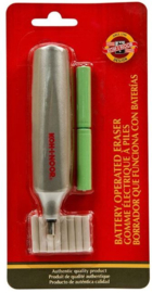 Koh I Noor - Elektrische gum - incl. 9 gummen - 2 batterijen