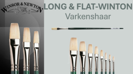 Winton  brush Long  &  flat p/st. (prijs vanaf)
