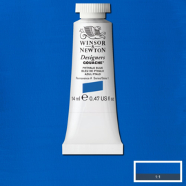 W&N Designers Gouache Phthalo Bleu 514-serie 1