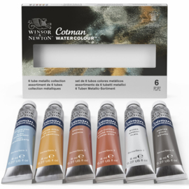 Cotman metallic collection Aquarel  set - 6 tubes - 8 ml