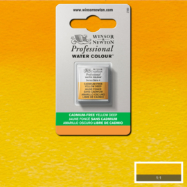 Winsor & Newton Pro Water Colour ½ nap Cadmium FREE Yellow Deep S.4