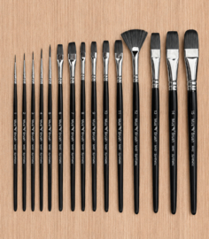 MusBrush Penseelset  M40~18 delig Synthetisch in Etui
