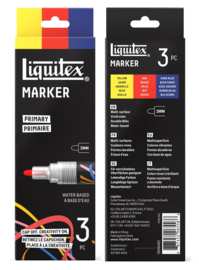 Liquitex Acrylic Marker 2mm Primary set 3-delig