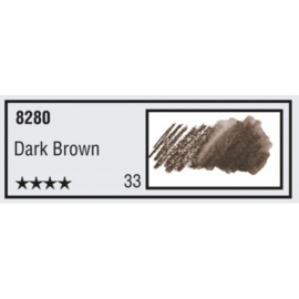 KIN Wax aquarel dark brown No. 33