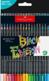 Faber Castell Kleurpotloden Black edition 36 stuks in kartonnen doosje