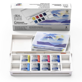 Winsor & Newton Cotman Aquarelset - Themaset SKYCAPE 