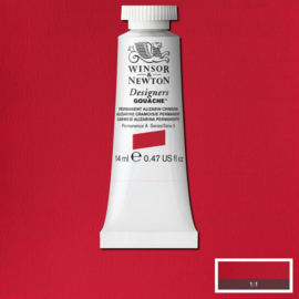 W&N Designers Gouache Permanent Alizarin Crimson 466-serie 3