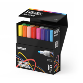 Liquitex Acrylic Marker 2mm Expression set 16-delig