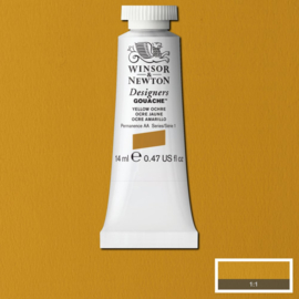 W&N Designers Gouache Yellow ochre 744-serie 1