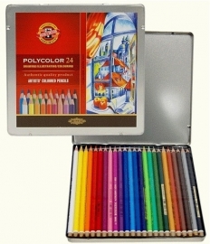 Koh-I-Noor Polycolor Kleurpotloden 24 stuks