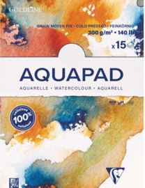 Clairefontaine Goldline -AquaPad  A6 - 50 vel