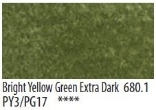 Panpastel Bright Yellow Green Extra Dark 680.1