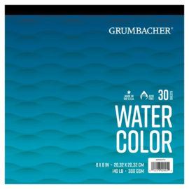 Grumbacher watercolor blok  20.32 x 20.32 cm