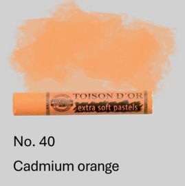 Koh-I-Noor Extra soft pastel No. 40 Cadmium Orange