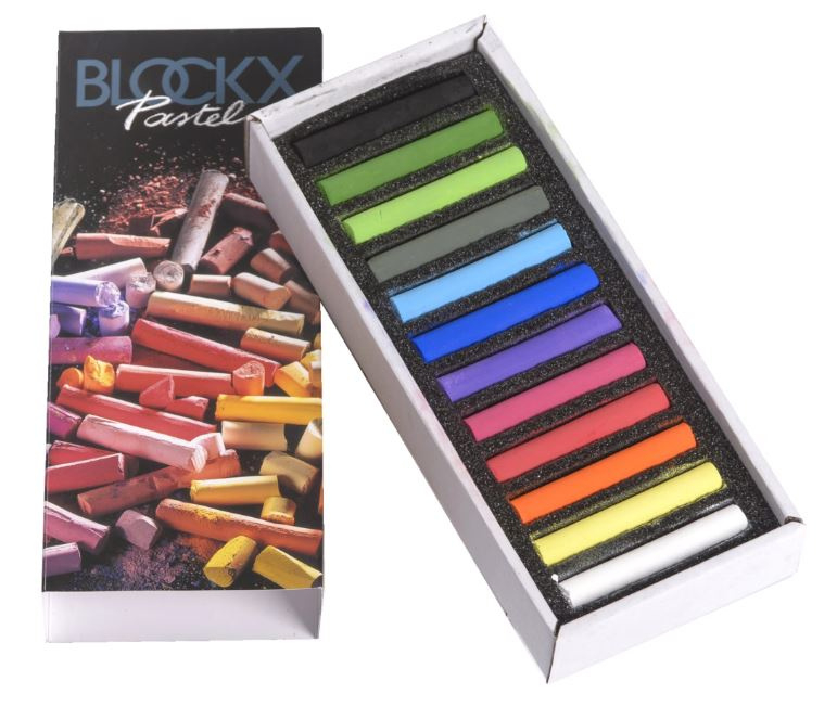Blockx Pastelkrijt set 12 Basiskleuren