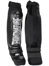 FIGHTNATURE MMA Scheen- en Wreefbeschermers Leer