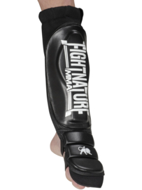 FIGHTNATURE MMA Scheen- en Wreefbeschermers Leer