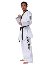 Taekwondopak Starfighter zwarte V-hals maat 160