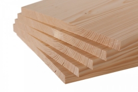 Set van 5 houten breekplanken 1cm dik