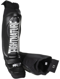 FIGHTNATURE MMA Scheen- en Wreefbeschermers Leer