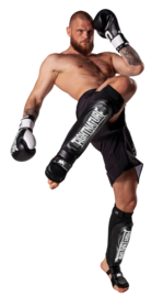 FIGHTNATURE MMA Scheen- en Wreefbeschermers Leer