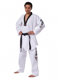 Taekwondopak Starfighter zwarte V-hals maat 160