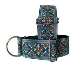 Halfslip Martingales  - ruiten met turquoise