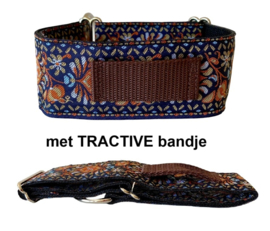 Halfslip Martingales  - roodbruin motief