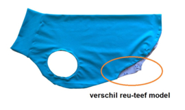 Zomershirtje effen turquoise