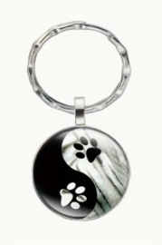 sleutelhanger yin yang pootjes