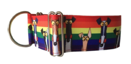 Halfslip Martingales - windhondjes op regenboog