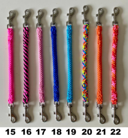 Koppelstukjes tuig-halsband diverse kleuren