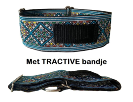 Halfslip Martingales  - ruiten met turquoise