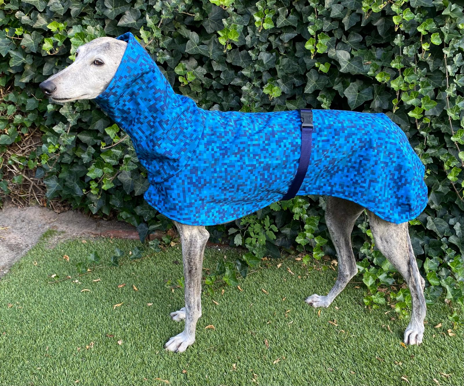 Softshell (regen)jassen PIXELS blauwtinten