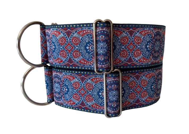 * NIEUW * Halfslip Martingales  - Rood-Blauw motief