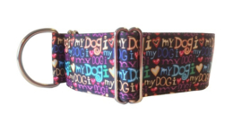 Halfslip Martingales  - "I love my dog"