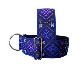 Halfslip Martingales  - ruiten met kobaltblauw