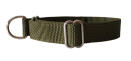 Halfslip Martingales  -  2,5 cm SMAL legergroen